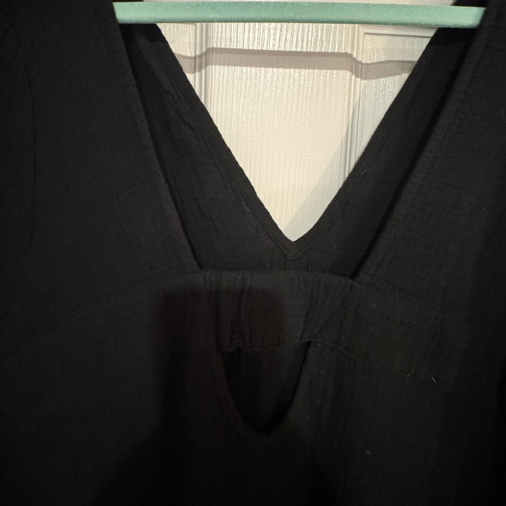 Madewell Lightspun V-neck Midi Dress - Picture 10 of 11